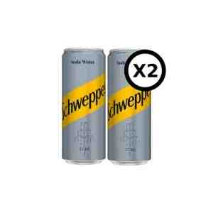 Bundle 2 Schweppes Soda Water 250 ml - Bundle 2 Schweppes Soda Water 250 ml