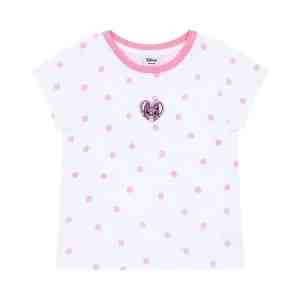 12-18  DISNEY x BESICO Girls T-Shirt Pink Size 12-18M