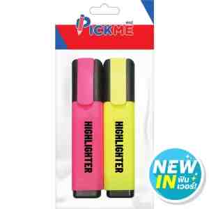 2  _Pick Me Highlighter Pack2 Yellow Pink - Pick Me Highlighter Pack2 Yellow Pink