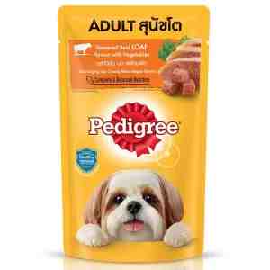 130_Ped Simmered Beef Veget 130g - Pedigree Adult Simmered Beef with Vegetable Dog Fo