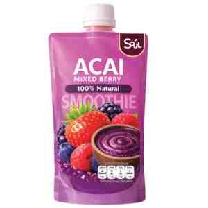 100_Soul Acai Mixed Berry 100g - Soul Acai Mixed Berry Smoothie Ready to Eat 100g.