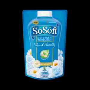 So Soft Rose  Waterlily Deterjen Cair 700gram - pSo Soft Deterjen Cair Rose amp Waterlily Pouc