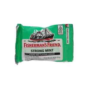 FishermanS Friend Strong Mint Lozenges Nirwana Lestari Plastik 25 G - FISHERMANS FRIEND STRONG MINT LOZENGES Nirwana Le