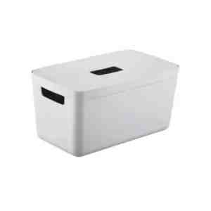 INABOX MODULAR STORAGE CONTAINER WHT 19L - INABOX MODULAR STORAGE CONTAINER WHT 19L