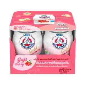 BEAR BRAND  140.  4 Low-Fat Milk w Goji Berry 140ml x 4 units