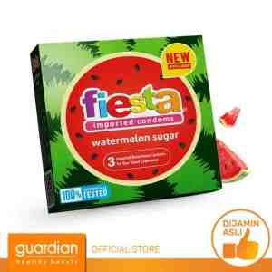 Fiesta Kondom Watermelon Sugar  Rasa Dan Aroma Semangka Manis 3Pcs 3108589 - Fiesta Kondom Watermelon Sugar  Rasa Dan Aroma...