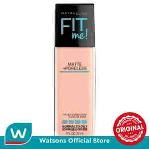 MAYBELLINE FIT ME MATTE  PORELESS FOUNDATION 128 WARM NUDE - MAYBELLINE Fit Me Matte  Poreless Foundation 128