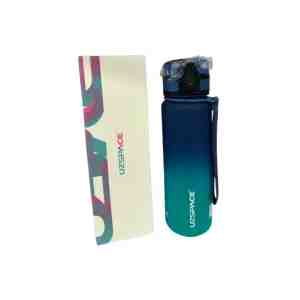 UZSPACE WATER BOTTLE BLUE  GREEN 500ML - UZSPACE WATER BOTTLE BLUE  GREEN 500ML