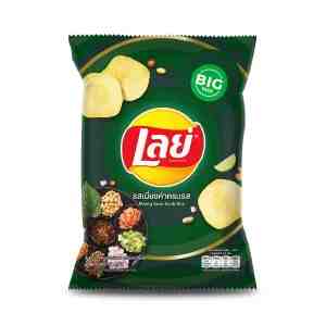 69 . LAYS Miengkam Krobros Flavor 69 g.
