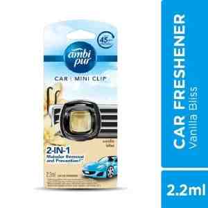 AMBI PUR Air Freshener Vanilla Bliss Car Mini Clip 2.2 ml - 71073