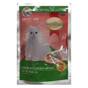 Smart Heart Pouch Sardine Chicken 85g - 447917