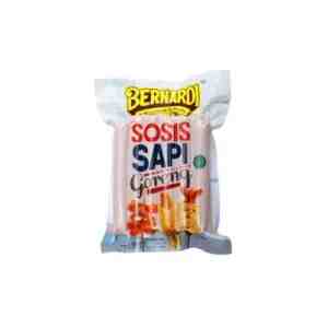 Bernardi Sosis Sapi Goreng 500 Gr - Produk Olahan Daging Sapi Cincang Yang Dipadukan D