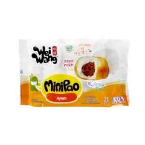 Wei Wang Minipau Ayam 21 Pcs - Bakpao Dengan Isi Daging Ayam Pilihan Serta Bumbu