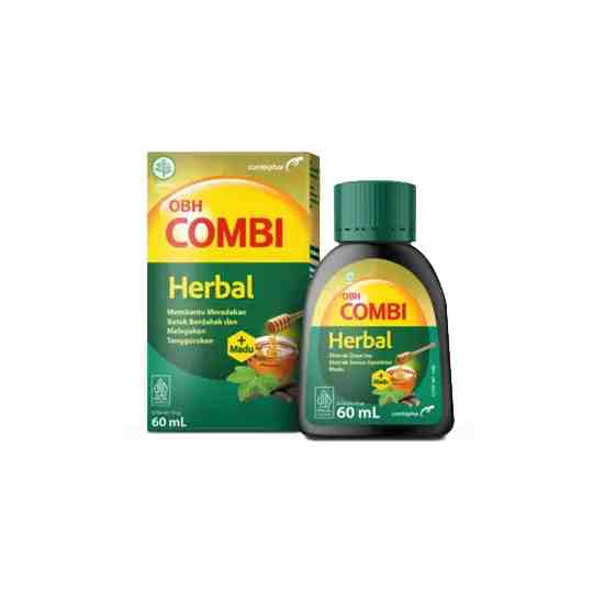 OBH Combi Herbal Sirup 60 ml - Deskripsi OBH Combi Herbal adalah sirup obat batuk