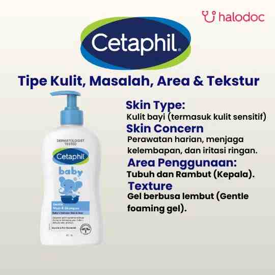 Cetaphil Baby Gentle Wash  Shampoo 400 ml - Deskripsi Cetaphil Baby Gentle Wash  Shampoo adal