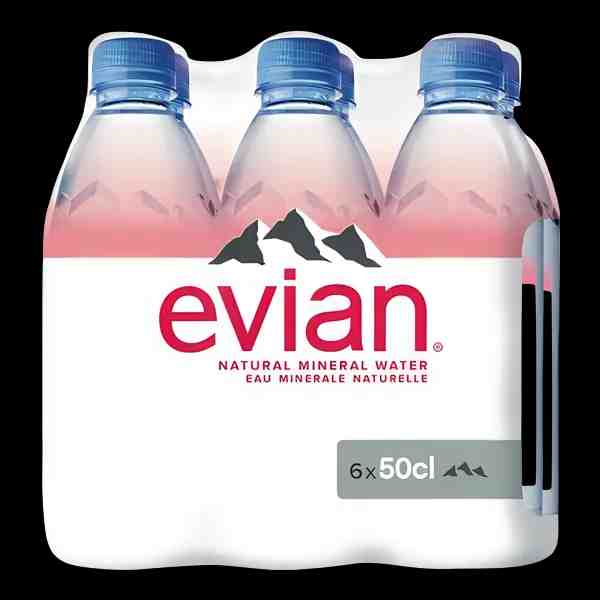 500x6 EVIAN MINERAL WATER 500MLx6 -   10008240