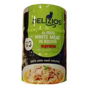 Delizios Bonito with Mackerel Broth Supreme 3x80g - 0795 - SKU 026713